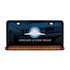 36476 by UNITED PACIFIC - License Plate Frame - Black, with 19 LED 12" Reflector Light Bar, Amber LED/Amber Lens