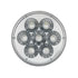 36530 by UNITED PACIFIC - Brake/Tail/Turn Signal Light - 14 LED 4"Double Fury Dual Color, Red & White LED/Clear Lens