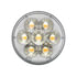 36532 by UNITED PACIFIC - Turn Signal Light - 14 LED 4" Double Fury Dual Color, Amber & White LED/Clear Lens