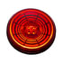 36564 by UNITED PACIFIC - Brake / Tail / Turn Signal Light - 4 in., Round, Red Abyss Lens, 13 White LEDs, DOT SAE Approved