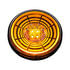 36567 by UNITED PACIFIC - Turn Signal Light - 13 LED, 4" Round, Abyss Lens Design, with Plastic Housing, Amber LED/Clear Lens