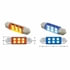 36593 by UNITED PACIFIC - Multi-Purpose Light Bulb - 6 SMD High Power Micro SMD LED 6418/6461 36mm Light Bulb, Red