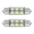 36594 by UNITED PACIFIC - Multi-Purpose Light Bulb - 6 SMD High Power Micro SMD LED 6418/6461 36mm Light Bulb, White