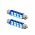 36596 by UNITED PACIFIC - Multi-Purpose Light Bulb - 8 SMD High Power Micro LED 211- 2 Light Bulb, Blue