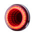 36654 by UNITED PACIFIC - Brake / Tail / Turn Signal Light - 4" Round Mirage Light, 24 LED, Red LED/Clear Lens