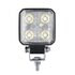 36703 by UNITED PACIFIC - Work Light - 12-24VDC, 3 x 3" Square, 4 High-Power LED, 1900 Lumens