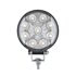 36704 by UNITED PACIFIC - Work Light - 12-24VDC, (9) LED, 3-7/8" Round, High-Power, Clear Lens