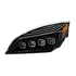 36726 by UNITED PACIFIC - Headlight - Left Side, Black, Quad LED, with Driving Light and Sequential Light