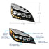 36727 by UNITED PACIFIC - Headlight - Right Side, Black, Quad LED, with Driving Light and Sequential Light