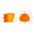 38002 by UNITED PACIFIC - Turn Signal Light - Front, (5) LED Amber, Amber Lens, Dual Function Guide