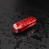 38067B by UNITED PACIFIC - 3-LED 6" Oval Stop/Tail/Turn Signal Light, Red LED, Red Lens, 12V, Bulk