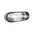 38068B by UNITED PACIFIC - 6-LED 6" Oval Back Up Light, White LED, Clear Polycarbonate Lens