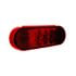 38067B by UNITED PACIFIC - 3-LED 6" Oval Stop/Tail/Turn Signal Light, Red LED, Red Lens, 12V, Bulk