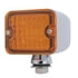 39192 by UNITED PACIFIC - Auxiliary Light - 6 LED, Medium, with Chrome Housing, Amber LED/Lens