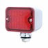 39193 by UNITED PACIFIC - Rod LED Marker Light - Medium, 6 LED, Red Lens/Red LED, Chrome-Plated Steel