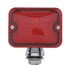 39193 by UNITED PACIFIC - Rod LED Marker Light - Medium, 6 LED, Red Lens/Red LED, Chrome-Plated Steel