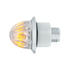 39227 by UNITED PACIFIC - Clearance Light - 2 LED, Mini Watermelon, Amber LED, Clear Lens, Dual Function