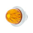 39226 by UNITED PACIFIC - Clearance Light - 2 LED, Mini Watermelon, Amber LED/Lens, Dual Function