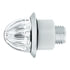 39230 by UNITED PACIFIC - Clearance Light - 2 LED, Mini Watermelon, White LED, Clear Lens, Dual Function