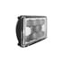 31359 by UNITED PACIFIC - Headlight - 8 High Power, LED, RH/LH, 4 x 6", Rectangle, Chrome Housing, High Beam