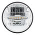 31514 by UNITED PACIFIC - Headlight - 3 High Power, LED, RH/LH, 7", Round, Chrome Housing, High/Low Beam, with 10 Amber LED Position Light