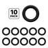 31515P10 by UNITED PACIFIC - Lighting Grommet - 100 Pieces, Black, Rubber, for 4" Light