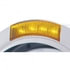 31731 by UNITED PACIFIC - Headlight Housing - Stainless Steel, "Bullet Classic", Headlight No Bulb with LED Turn Signal, Amber Lens