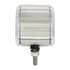 31816 by UNITED PACIFIC - Marker Light - Double Face, LED, Assembly, with Bezel, 13 LED, Clear Lens/Red LED, Stainless Steel, Round Design