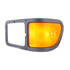 31982 by UNITED PACIFIC - Light Bezel - Gray, Plastic, Driver Side, with Parking Light, for 2000-2015 Ford F-650/F-750