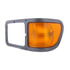 31982 by UNITED PACIFIC - Light Bezel - Gray, Plastic, Driver Side, with Parking Light, for 2000-2015 Ford F-650/F-750