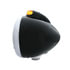 32408 by UNITED PACIFIC - Headlight Housing - Black, Guide 682-C Headlight No Bulb, with Dual Mode LED Signal, Amber Lens