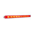 32778 by UNITED PACIFIC - Turn Signal Light - 10 LED 9" Split Turn Function Light Bar, with Bezel, Red LED/Red Lens