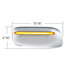 32852 by UNITED PACIFIC - Headlight Housing - Driver Side, 24 LED, Amber LED/Lens, for 2008-2023 Peterbilt 389