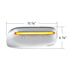 32853 by UNITED PACIFIC - Headlight Housing - Passenger Side, 24 LED, Amber LED/Lens, for 2008-2023 Peterbilt 389