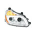 32905 by UNITED PACIFIC - Chrome 8-LED Projection Headlight, Passenger Side, for 2013-2021 Kenworth T680