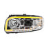 32916 by UNITED PACIFIC - Headlight - Left Side, LED, Projector, Chrome Housing, with Turn Signal and Light Bar