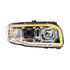 32917 by UNITED PACIFIC - Headlight - Right Side, LED, Projector, Chrome Housing, with Turn Signal and Light Bar