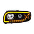 32918 by UNITED PACIFIC - Headlight - Left Side, LED, Projector, Blackout, with Turn Signal and Light Bar