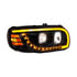 32919 by UNITED PACIFIC - Headlight - Right Side, LED, Projector, Blackout, with Turn Signal and Light Bar