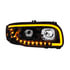 32919 by UNITED PACIFIC - Headlight - Right Side, LED, Projector, Blackout, with Turn Signal and Light Bar