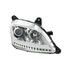 32925 by UNITED PACIFIC - Headlight - Right Side, LED, Projector, Chrome Housing, with Position and Sequential Light