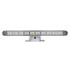 33017 by UNITED PACIFIC - Dual Function Light Bar - Turn Signal Light, White LED, Clear Lens, Chrome/Steel Housing, with 180-Degree Swivel Base, 10 LED