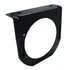 34007 by UNITED PACIFIC - Light Bracket - 4" Black Utility, with Flange and 1 Cutout