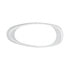 34017 by UNITED PACIFIC - Light Bezel - Chrome, Plastic, Sleeper Fairing, for Freightliner Century/Columbia/Coronado