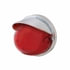 34405 by UNITED PACIFIC - Truck Cab Light - 9 LED Dual Function "Glo" Watermelon Flush Mount Kit, with Visor, Red LED/Red Lens