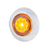 34822 by UNITED PACIFIC - Clearance/Marker Light - 3/4 in., Round, Amber LED/Clear Lens, ArcBlast Mini Light