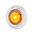 34826 by UNITED PACIFIC - Clearance Light - Amber LED, Clear Lens, 3/4" Mini, Arc Blast, Single Function