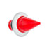 34842 by UNITED PACIFIC - Clearance Light - 4 LED, Red LED/Lens, Dual Function, Mini Spike Style