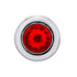 34848 by UNITED PACIFIC - Clearance Light - 4 LED, Red LED/Lens, Dual Function, Mini Watermelon Style