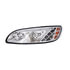 34853 by UNITED PACIFIC - Headlight Assembly - Driver Side, Chrome, LED, with Color Changing Position Light Bar